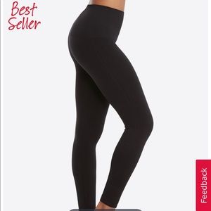 Spanx Seamless Black Leggings